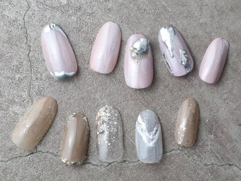 ネイルサロンアンドスクール ミュー(Nail Salon & school mieux)/ニュアンスネイル☆