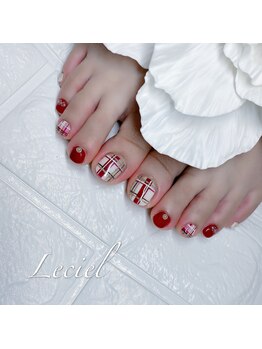 ルシエル(LeCiel)/秋フットお勧めネイル