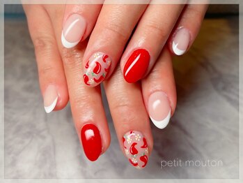 プチムトン 鶯谷店(petit mouton)/【ピリ辛？！唐辛子ネイル】