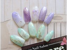 クレアーレ(Creare)/リボン、　パステルネイル