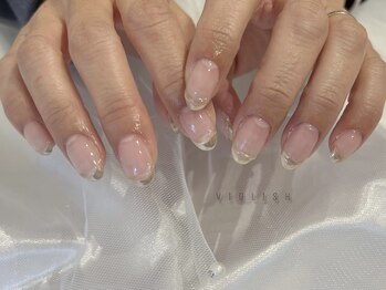 ヴィオリッシュ 大元店(VIOLISH)/mirror×clear french(持ち込み)