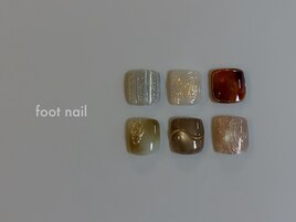 親指アート＋ワンカラー［foot］