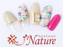 ナチュレ ネイルアンドアイラッシュ(Nature Nail & Eyelash)/定額デザイン☆￥8,532☆