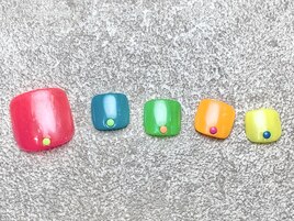 【初回オフ無料】カラフルネイル