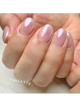 オーロラチークネイル