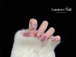 クリスマス/冬ネイル/ツイード