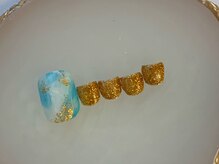 ネイルサロン フローリア(nail salon Florir)/ターコイズフットネイル