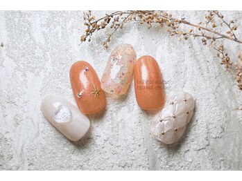 バブル シュガー バイ ネイルクローネ(bublle sugar by.nail crone)/キルティングネイル