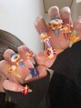 ルーム 津田沼店(ROOM) パーツを1から作って完成させたお気に入りネイルです!