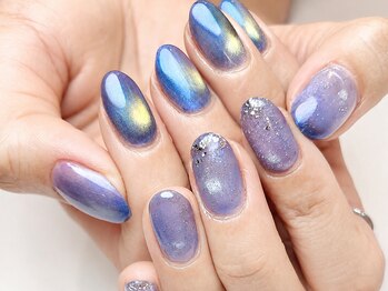 キラネイル アンド アイラッシュ by World Beauty(KIRA)/偏光マグネットネイル