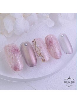 ピオニーネイル(peony nail)/花火
