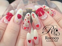 ロココ ラブリヤ ネイル 岡崎店(Rococo Lovelya Nail)/リボン×デザインネイル