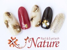 ナチュレ ネイルアンドアイラッシュ(Nature Nail & Eyelash)/定額デザイン☆￥8,532☆