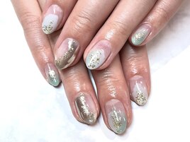 ☆塗りかけニュアンスネイル☆