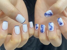 モヤモヤアートネイル