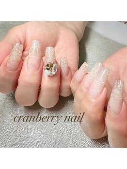 クランベリーネイル 代官山 恵比寿(cranberry nail)/ラメグラスカルプチュア