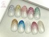 【定番】ラメグラデーション(1色まで)¥3300