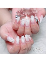さりぃず ねぃる(SALLY’S NAIL)/クールで清楚なコフィンスカルプ