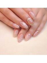 ピオニーネイル(peony nail)/スプリングローズ