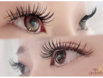 アテアイラッシュ 和泉府中店(ate eyelash)の写真/《ate人気No.1ダブルフラット》【高持続★ダブルフラット80束 (160本) ¥5900】束感のある仕上がりに◎