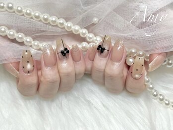 ちゅるんガーリーネイル♪