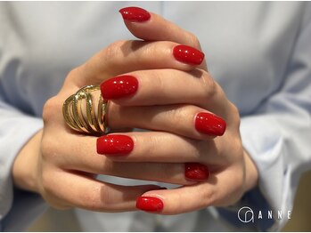 アンネ 東心斎橋店(ANNE)の写真/【パラジェル使用/初回オフ込】ちゅるんとワンカラー￥4000！こなれ感/垢ぬけ感/透明感ならお任せ♪