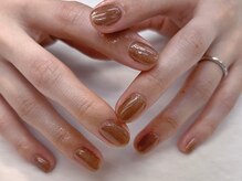 グランビューティー 東静岡池田店(gran beauty)/ブラウンワンカラーネイル