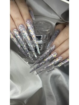クロスネイル 渋谷店(CROSS nail)/ラメロングネイル