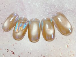 オーロラベールマグネットネイル