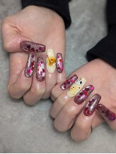 オリ('oli)/バレンタインネイル