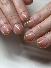 アモ ネイル(amo nail)/グラデーション＋ラメ¥5,700