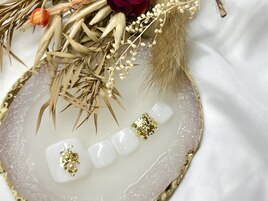 乳白 金箔 クリア