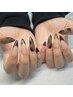 ハンド10本長さだし＋デザイン10本フルアートok（オフ含まず120分まで）