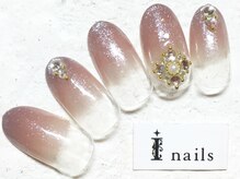 アイネイルズ 新宿店(I nails)/ビジューグラデ