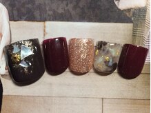 ネイルサロン リリオ(Nail Salon Ririo)/大人アートフットネイル