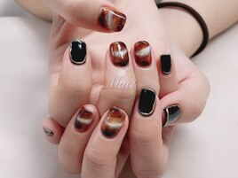 ニュアンスべっ甲ネイル