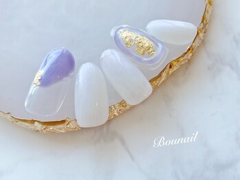 ボネール(nail ＆ eyelash Bounail)/ニュアンス ３D フラワー 花