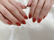 キキネイル 二子玉川(kikinail)/ワンカラー　赤茶カラー