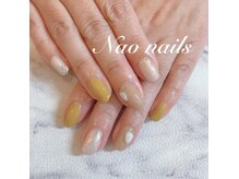 ナオ ネイルズ(Nao nails)の雰囲気（秋色ピスタチオカラー）