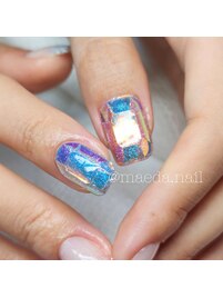 _____氷宝石ネイル