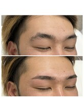 ホワイト(WHITE)/□メンズアイブロウ