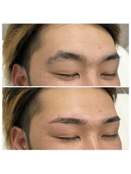 ホワイト(WHITE)/□メンズアイブロウ