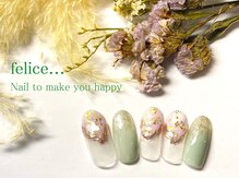 ネイルサロン フェリーチェ(felice)/【定額ネイル】¥7980