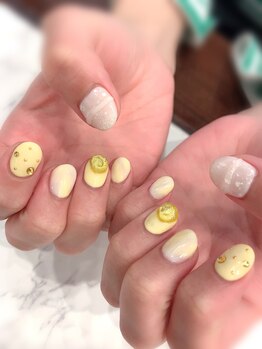ハーティーネイル hearty nail 溝の口店/ぷっくりネイル/個性派ネイル