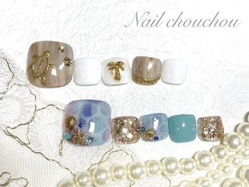 ネイルシュシュ 橋本店(nail chou chou)/フットネイル9500円