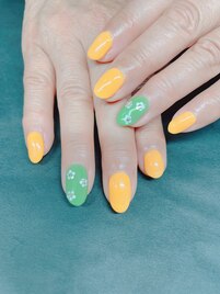 ホログラムの私景色ネイル