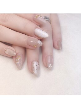 ピオニーネイル(peony nail)/パールフラワー