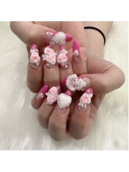 プリュム(Plume)/3D/推しネイル/キャラクター