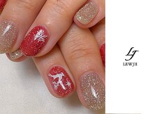 リュージェ(LEWJE)/クリスマス 赤 冬 トナカイ 雪