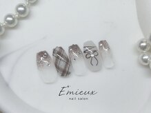 エミュー(Emieux)/チェックリボン